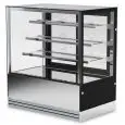 VITRINA REFRIGERADA PARA PASTELERÍA - Mod. LUX 153 RUX - Capacidad neta Lt. 690 - Capacidad bruta Lt. 770 - Potencia W 570 - Consumo energético KwH/24H 9,2 - Medidas interiores cm L 144 x P 63 x 79 H - Medidas exteriores cm L 150 x P 74 x 130 H