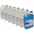 Detergente, 6 bidones de 6 kg y Abrillantador, 1 bidón de 5 kg