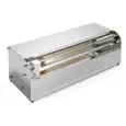 DISPENSADOR DE FILM - MOD. DP45 - ESTRUCTURA DE ACERO INOX - Dimensiones cm L 56 x P 21 x H 17,3 - CE
