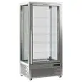 VITRINA EXPOSITORA EN ISLA REFRIGERADA PARA PASTELERÍA - MOD. DIVA 651 G - ESTRUCTURA EXTERIOR DE COLOR PLATINUM - Temp. °C +4/+10 - ALIMENTACIÓN MONOFÁSICA - POTENCIA W 430 - CAPACIDAD: 650 LT - REFRIGERACIÓN VENTILADA - DIM CM L 90 x P 68 x h 187,5 - PE
