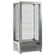 VITRINA EXPOSITORA EN ISLA REFRIGERADA PARA PASTELERÍA - MOD. DIVA 651 Q - ESTRUCTURA EXTERIOR DE COLOR PLATINUM - Temp. °C +4/+10 - ALIMENTACIÓN MONOFÁSICA - POTENCIA W 430 - CAPACIDAD: 650 LT - REFRIGERACIÓN VENTILADA - DIM CM L 90 x P 68 x h 187,5 - PE