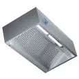 Campana Extractora Cubika de pared de acero inoxidable AISI 304 con Turbina y Regulador de velocidad - Filtros de lamas - Bombilla de led