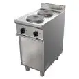 COCINA ELÉCTRICA 2 FUEGOS - MOD. G7GWEV2DC - Armario abierto - Potencia kW 5,2 - Medidas: cm A 40 x F 70 x H 85 - Homologación CE