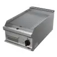 PLANCHA FRY TOP ELÉCTRICA DE SOBREMESA - MOD. G7NUP1DDT - PLANCHA RAYADA - Potencia kW 5,4 - Medidas: cm A 40 x F 70 x H 25 - Homologación CE