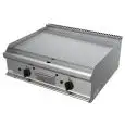 PLANCHA FRY TOP A GAS DE SOBREMESA - MOD. G7NUQ2DDT - PLANCHA RAYADA - N. 2 zonas de cocción - Potencia kW 12 - Medidas: cm A 80 x F 70 x H 27 - Homologación CE