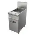 FREIDORA A GAS - LÍNEA EASY - MOD. G7JUM1V17 - N. 1 cuba Lt. 17 de aceite - Potencia kW 16,5 - Medidas: cm A 40 x F 70 x H 85 - Homologación CE