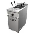 CUECEPASTAS ELÉCTRICO - MOD. G7MUO1V40 - N. 1 cuba Lt. 28 - N. 1 Armario neutro con puerta - Potencia kW 7 - Medidas: cm A 40 x F 70 x H 85 - Homologación CE