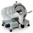 CORTADORA DE FIAMBRES POR GRAVEDAD - Mod ECO 300L - Cuchilla de acero inoxidable ø 300 - Corte útil de mm L 245 x P 195 - Afilador fijo - Alimentación monofásica 230V/1/50Hz