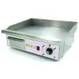 FRYTOP ELÉCTRICO DE SOBREMESA - Mod EG548 - Superficie lisa - POTENCIA 3 kW - Placa de cocción cm L 55,2 x P 36,6 - Alimentación MONOFÁSICA