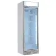 ARMARIO FRIGORÍFICO DE CHAPA BARNIZADA - PARA BEBIDAS - ESTÁTICO CON AGITADOR - Mod. GXI450E - CAPACIDAD Lt 450 - N. 1 PUERTA ACRISTALADA - TEMPERATURA 0/+10°C - Medidas cm L 65 x P 60 x H 195 - Homologación CE