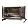 ASADOR VERTICAL A GAS - MOD. ELBA6/PG 2 ASTE - CAPACIDAD N 6 POLLOS - N 2 espadas de tubular inox mm 12 x 12 mm Longitud cm 54,3 - Quemador con válvula de seguridad, piezo - Alimentación 230 V MONOFÁSICA - Potencia 92 W - Potencia térmica 6 Kw - Medidas c