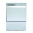 LAVAVAJILLAS ELECTRÓNICO DE ACERO INOX AISI 304 - Mod EVA50 - Con bomba de desagüe - Paso útil altura máxima cm 35,5 - Cesta cuadrada cm 50 x 50 - Ciclo 60-120-180-240-600" - Dispensador de abrillantador y detergente - Medidas cm L 57,5 x P 60 x H 80,5
