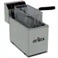 Freidora eléctrica de sobremesa - mod. EVO5 - Capacidad: 5 l - Potencia total: 3,2 kw - Monofásica 220v - Dimensiones A 180 x F 495 x H 325 mm - Peso 8 kg - CE