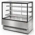 VITRINA CALIENTE - MOD EVOK HOT INOX - CALOR VENTILADO - TEMPERATURA °C +65 - PROFUNDIDAD ESTANTE EXPOSICIÓN: 66 CM