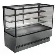 VITRINA CALIENTE - MOD EVOK HOT INOX - CALOR VENTILADO - TEMPERATURA °C +65 - PROFUNDIDAD ESTANTE EXPOSICIÓN: 66 CM