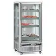 VITRINA REFRIGERADA VERTICAL PARA PESCADO - Mod EXPONORM 652 - ESTÁTICA - TEMPERATURA -2°/0°C - DIMENSIONES cm L 85,5 x P 73 x H 181