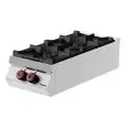 COCINA DE GAS DE SOBREMESA - MOD. FA091T0 - N. 2 fuegos - Con llama piloto - Dimensiones: cm L 40 x P 90 x H 24 - CE
