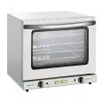 HORNO ELÉCTRICO DE CONVECCIÓN - Mod FD66 - Para gastronomía, panadería y pastelería - Estructura de acero inoxidable - Capacidad para 4 bandejas de 45x33 cm - Potencia 2800 W - Alimentación monofásica - Dimensiones cm L 58 x P 57 x A 51