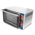 HORNO ELÉCTRICO DE CONVECCIÓN para GASTRONOMÍA - MOD. BLACK GN 2/3 - PUERTA ABATIBLE - ALIMENTACIÓN MONOFÁSICA 230V/1/50Hz - POTENCIA kW 2,5 - CAPACIDAD N. 3 BANDEJAS GN 2/3 cm 35,4 x 32,5 - Dimensiones Cm L 60 X P 52 X h 39