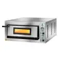 HORNO ELÉCTRICO PARA PIZZA - Mod. FME 4 - Panel de Control Manual - MONOFÁSICO/TRIFÁSICO - De 1 Planta - Medidas CÁMARA DE COCCIÓN cm. L 61 x P 61 x h 14 - Potencia 4,2 kW - Homologación CE