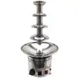 FUENTE DE CHOCOLATE PROFESIONAL - Mod. F4 - Estructura de acero inox - Capacidad Kg 5 - Potencia W 265 - Alimentación monofásica - Medidas cm ø 33 x 60h