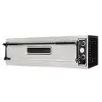 HORNO ELÉCTRICO MECÁNICO PARA PIZZA - Mod. BASIC XL3L - N. 1 cámara - Piso Refractario o Techo y piso refractarios (lados excluidos) - Medidas de la Cámara cm L 108 x P 41 x 14 h - Capacidad: N. pizzas 3 (Ø cm 35)/N. 1 bandeja cm 60x40 - Potencia 6 Kw - C