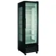 Expositor refrigerado - Mod FR 410 ST BLK - Estático - Capacidad 418 L - Cristal en 3 lados - Temperatura -18/-23°C - Dimensiones cm L 60 x P 70 x H 202
