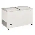 Congelador tipo arcón - Mod FRP 500 PSSL - Temperatura -9°/-22°C - Estático - Puertas correderas opacas - Capacidad bruta 470 L - Potencia 190 W - Dimensiones L 150,3 x P 67 x H 89,5 cm