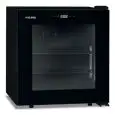 Congelador de sobremesa modelo FR 40 FL BLK, temperatura -18°C / -23°C, capacidad bruta 40 Lt, dimensiones externas 475 x 435 x 520 mm.