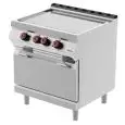 PLANCHA FRY TOP ELÉCTRICA - MOD. FTE72EE - Placa acanalada - Con horno estático eléctrico GN 2/1 - Potencia total kW 16,4 - Dimensiones: cm L 80 x P 70 x H 90 - CE