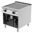 PLANCHA FRY TOP DE GAS - MOD. FTG92MB - Placa acanalada - Compartimento abierto - Potencia kW 18 - Dimensiones: cm L 80 x P 90 x H 90 - CE