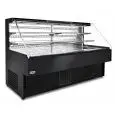 EXPOSICIÓN DE PARED REFRIGERADA DE AUTOSERVICIO - VENTILADA - TEMPERATURA +C +4/+8 - IDEAL PARA EMBUTIDOS Y QUESOS - MOD. FUJIYAMA - CON 2 ESTANTERÍAS INCLINABLES Y AJUSTABLES EN ALTURA