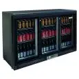 EXPOSITOR VITRINA REFRIGERADO DE CHAPA BARNIZADA Y ALUMINIO - PARA BEBIDAS - Mod. G-BC3PS87 - VENTILADO - CAPACIDAD Lt 320 - N. 1 PUERTA DE CRISTAL - TEMPERATURA +2°/+8°C - Medidas cmL 135 x F 53,5 x h 87 - CE