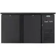 Mueble trasero de barra refrigerado ventilado negro +2/+8°C H=840 - Modelo G-DC210