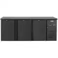 Mueble trasero de barra refrigerado ventilado negro +2/+8°C H=840 - Model G-DC310