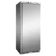 ARMARIO FRIGORÍFICO DE ACERO INOX AISI 430 Y ABS - ESTÁTICO - PARA PASTELERÍA - Mod. G-ER500PSS - N. 1 PUERTA - CAPACIDAD BRUTA LT 520 - TEMPERATURA +2º/+8ºC - Medidas cm A 77,7 x F 69,5 x h 189,5 - CE
