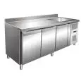 MESA REFRIGERADA VENTILADA CON SALPICADERO Y LAVABO - Temperatura -2°C / +8°C - Modelo G-GNS3200TN