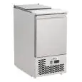 SALADETTE REFRIGERADA DE ACERO INOX AISI 304 - Mod. G-S400 - ESTÁTICA - GASTRONORM 1/1 (cm 53 x 32,5) - 1 PUERTAS REFRIGERADA - TEMPERATURA +2°/+8°C - Medidas cm. A 43,5 x F 70 x h 87