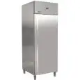 Armario frigorífico congelador en acero inox AISI 304 - Mod G-UGN650BT - Ventilado - Clase energética A - Gastronorm 2/1 (65 x 53 cm) - 1 puerta - Capacidad bruta de 560 litros - Temperatura de -2°C a +8°C - Medidas cm L 74 x P 87,5 x 209 H