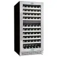 Vitrina refrigerada para vino ventilada con temperatura de +5 a +12 °C y de +12 a +20 °C Forcar G-VI120D