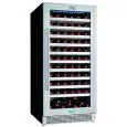Vitrina refrigerada para vino ventilada con temperatura de 0 a +10 °C Forcar G-VI120S