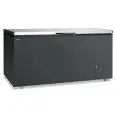 Congelador horizontal con tapa ciega modelo GELO 650 PSX, temperatura -18°C / -24°C, capacidad bruta 567 Lt, dimensiones externas 1805 x 750 x 880 mm.