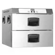 MANTENEDOR DE TEMPERATURA CON 2 CAJONES - MOD. GMC2E - VERSIÓN ELECTRÓNICA - CAPACIDAD: 2 GN 1/1 - ALIMENTACIÓN MONOFÁSICA V 230/1/50 Hz - POTENCIA W 900 - Medidas cm A 65 X F 60 X h 51 - Peso Kg 35