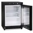 Armario congelador modelo GN 200 G BT BLK, temperatura -15°C / -20°C, capacidad bruta 200 Lt, dimensiones exteriores 600 x 625 x 850 mm.