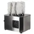 SECADORA DE VASOS - MOD. IR8N - N. 8 RODILLOS GIRATORIOS- MEDIDAS. Cm L 46 x P 38 x H 55