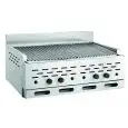 BARBACOAS DE PIEDRA VOLCÁNICA - MOD. 2100/R2B - VERSIÓN DE SOBREMESA - POTENCIA Kw/h 22,52 - ALIMENTACIÓN METANO-GPL - Medidas cm A 89 x F 70 x h 37 - Homologación CE