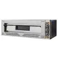 HORNO A GAS PARA PIZZA - Mod. GXL3L - N. 1 cámara - Superficie de cocción con piedras refractarias - Medidas de la cámara cm A 108 x F 41 x 15 h - Potencia 16 Kw - CE