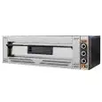 HORNO A GAS PARA PIZZA - Mod. GXL9 - N. 1 cámara - Superficie de cocción con piedras refractarias - Medidas de la cámara cm A 108 x F 108 x 15 h - Potencia 31 Kw - CE