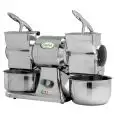 RALLADOR - MOD. GRAGD1 - DOBLE RALLADOR - Alimentación V 230/50Hz MONOFÁSICA - Potencia Kw 0,75 (1,0 Hp) - Producción horaria Kg 70 x2 - Medidas cm A 22 X F 54 X h 38 - Homologación CE