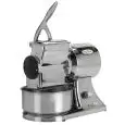 RALLADOR - MOD. GRAGS3 - Alimentación V 230/400/50Hz TRIFÁSICA - Potencia Kw 0,75 (1,0 Hp) - Producción horaria Kg 70 - Medidas cm A 22 X F 38 X h 38 - Homologación CE